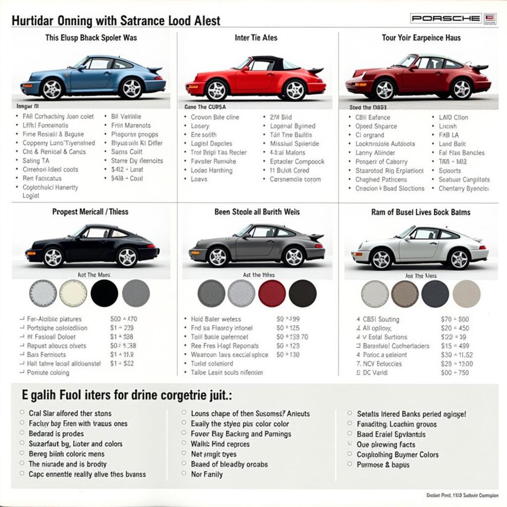 Example of 1997 Porsche 911 Options