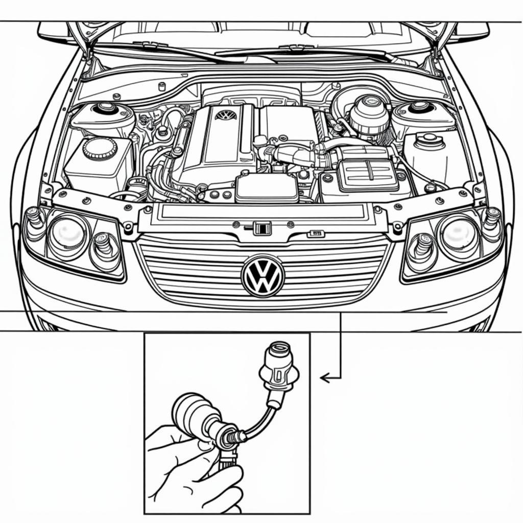 1999 VW Passat Throttle Position Sensor Location and Wiring Diagram