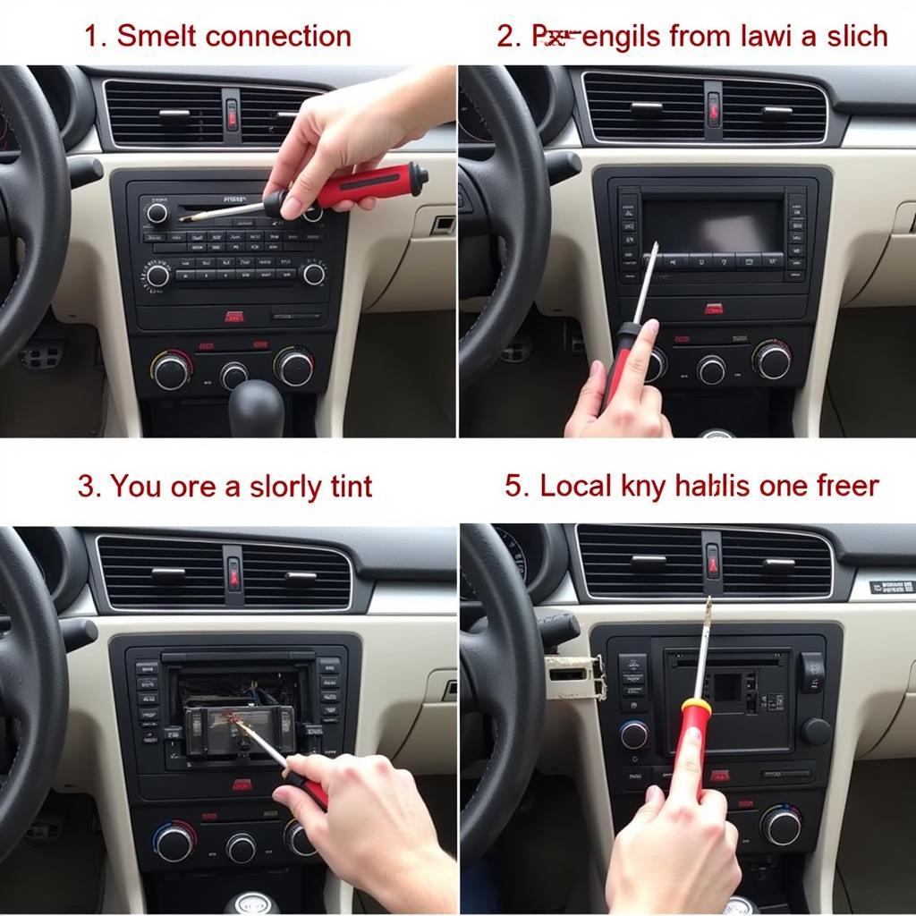 Removing a 2004 Audi TT Radio Unit