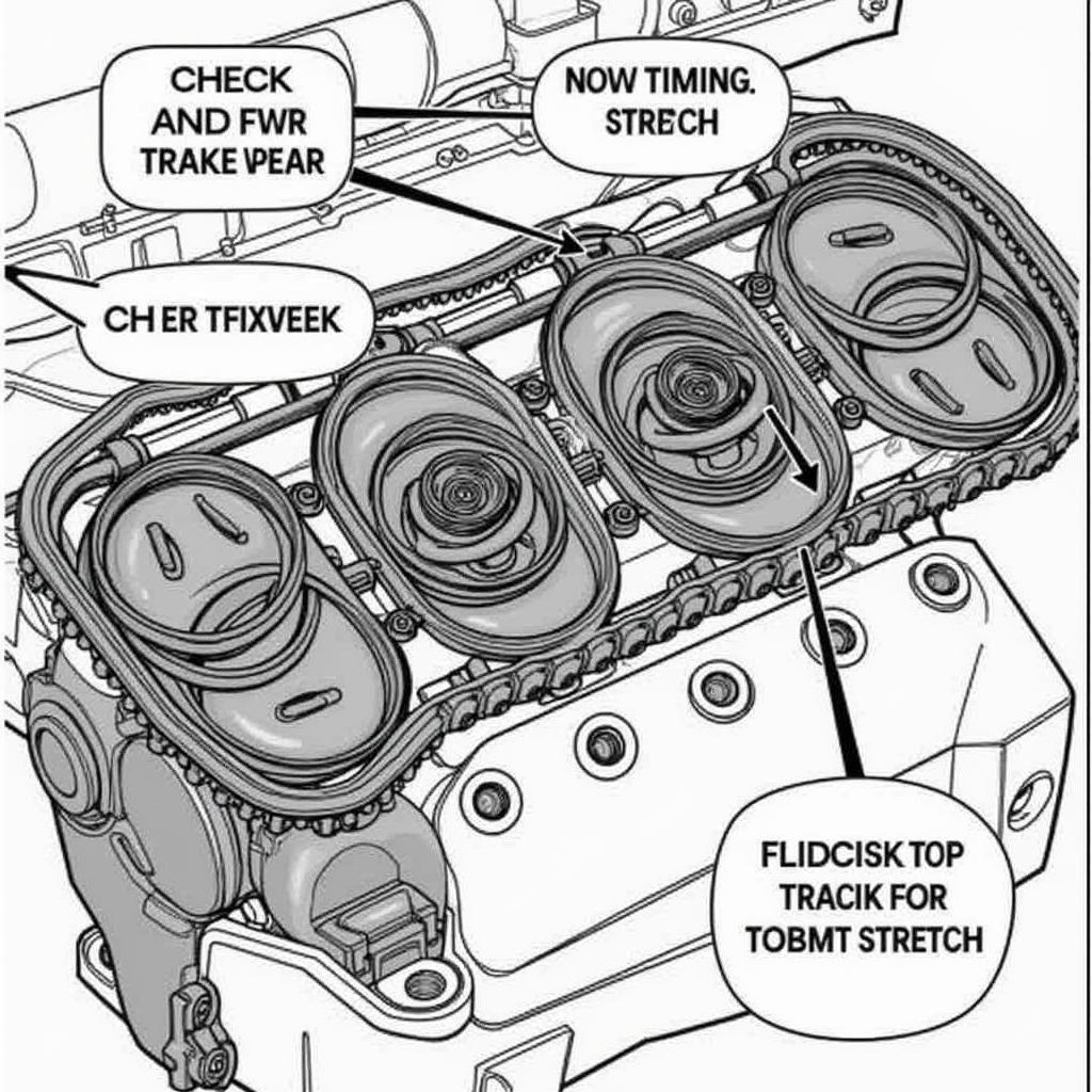 Inspecting the Timing Chain on a 2004 Audi TT Engine