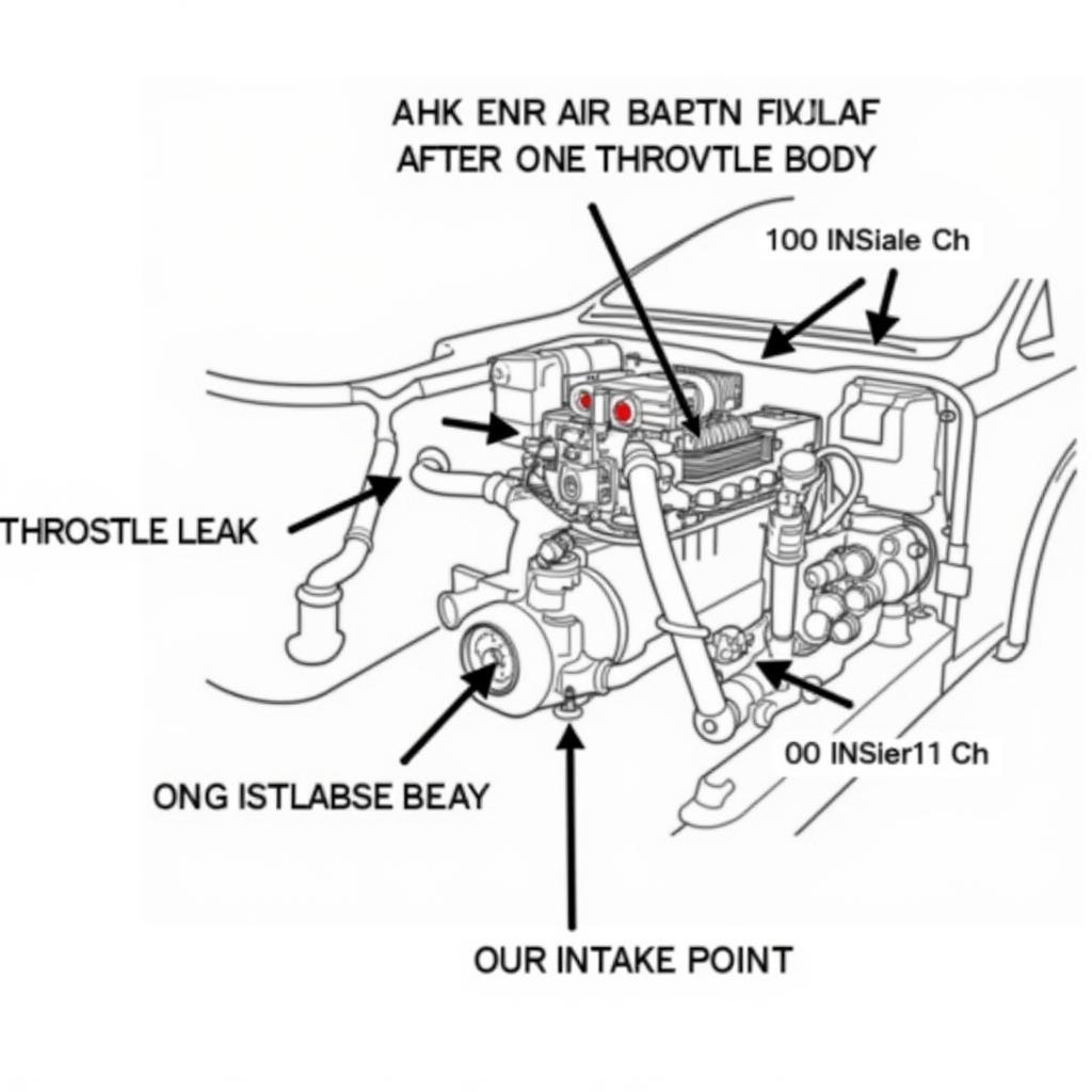 2005 VW Jetta 2.5 P2279 Intake Air Leak Diagram