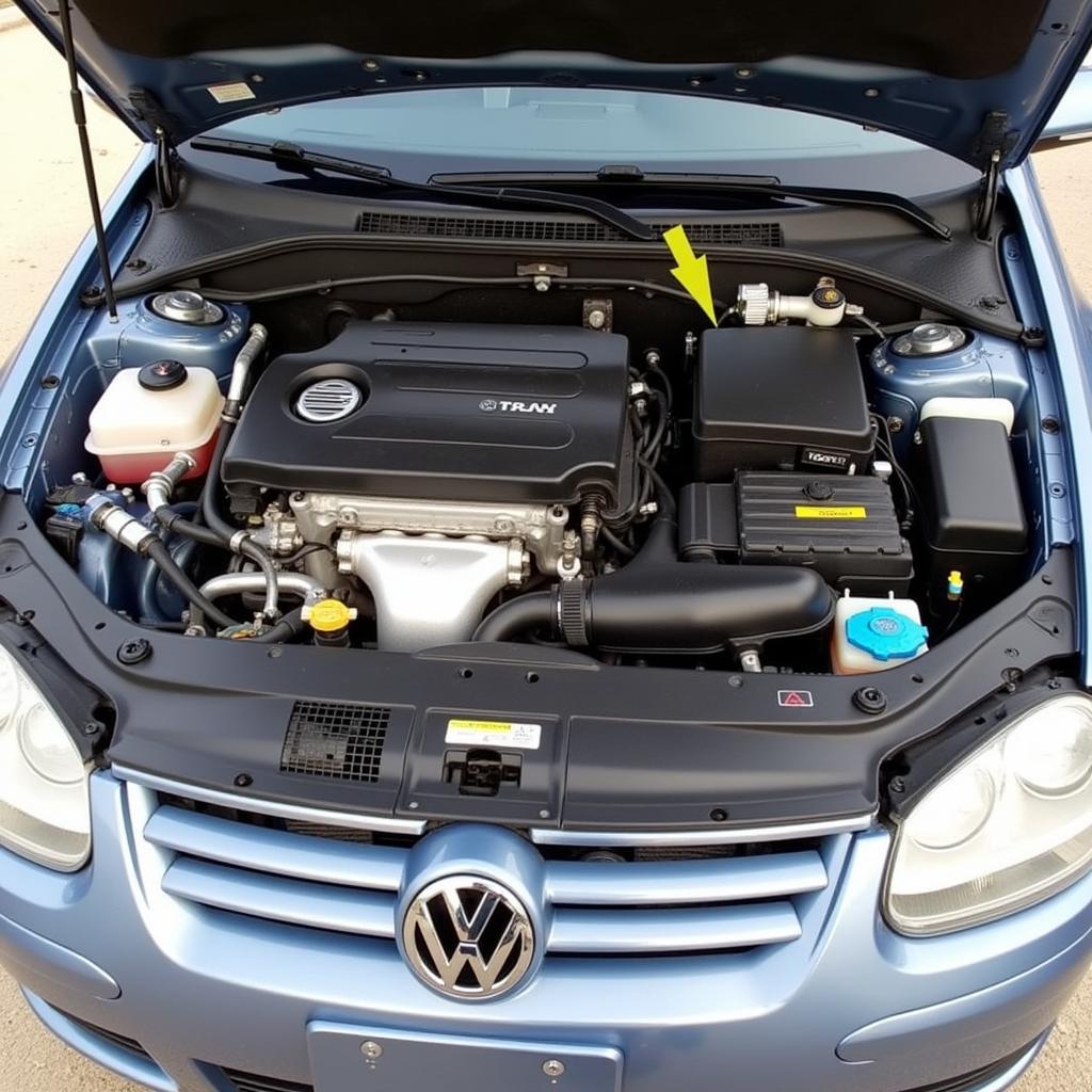 2005 VW Jetta TDI Engine Bay