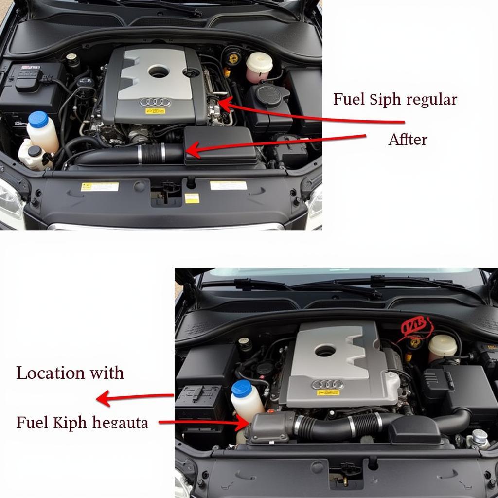 Locating the Fuel Pressure Regulator on a 2006 Audi A4