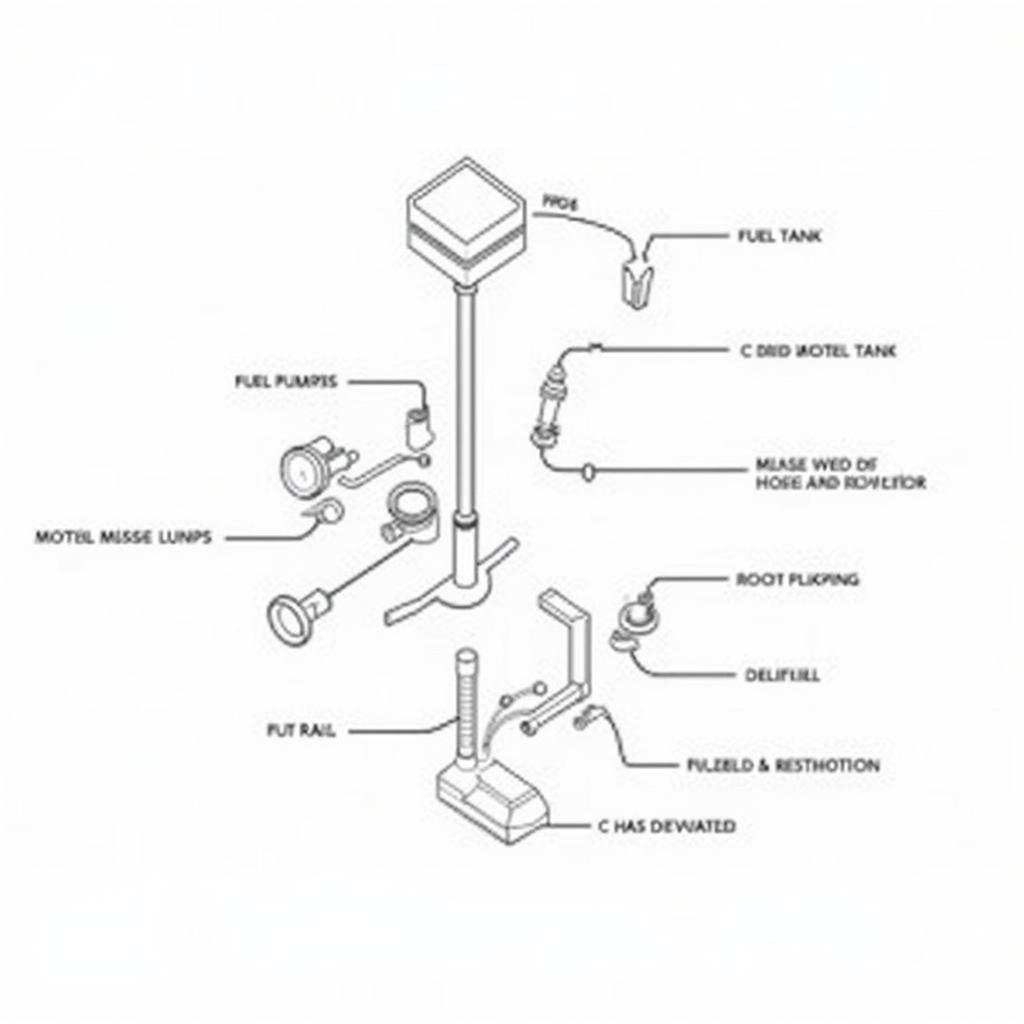 Fuel System Diagram for a 2006 Audi A4