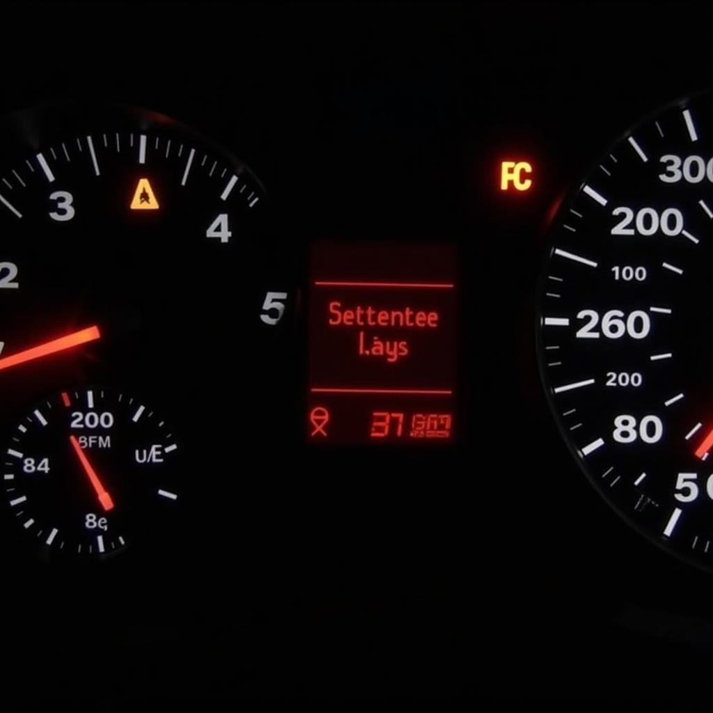 2008 Audi A6 Dashboard Warning Lights