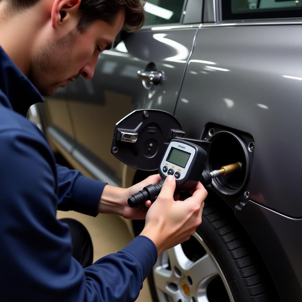 Testing Fuel Pressure on a 2008 Porsche Cayenne S