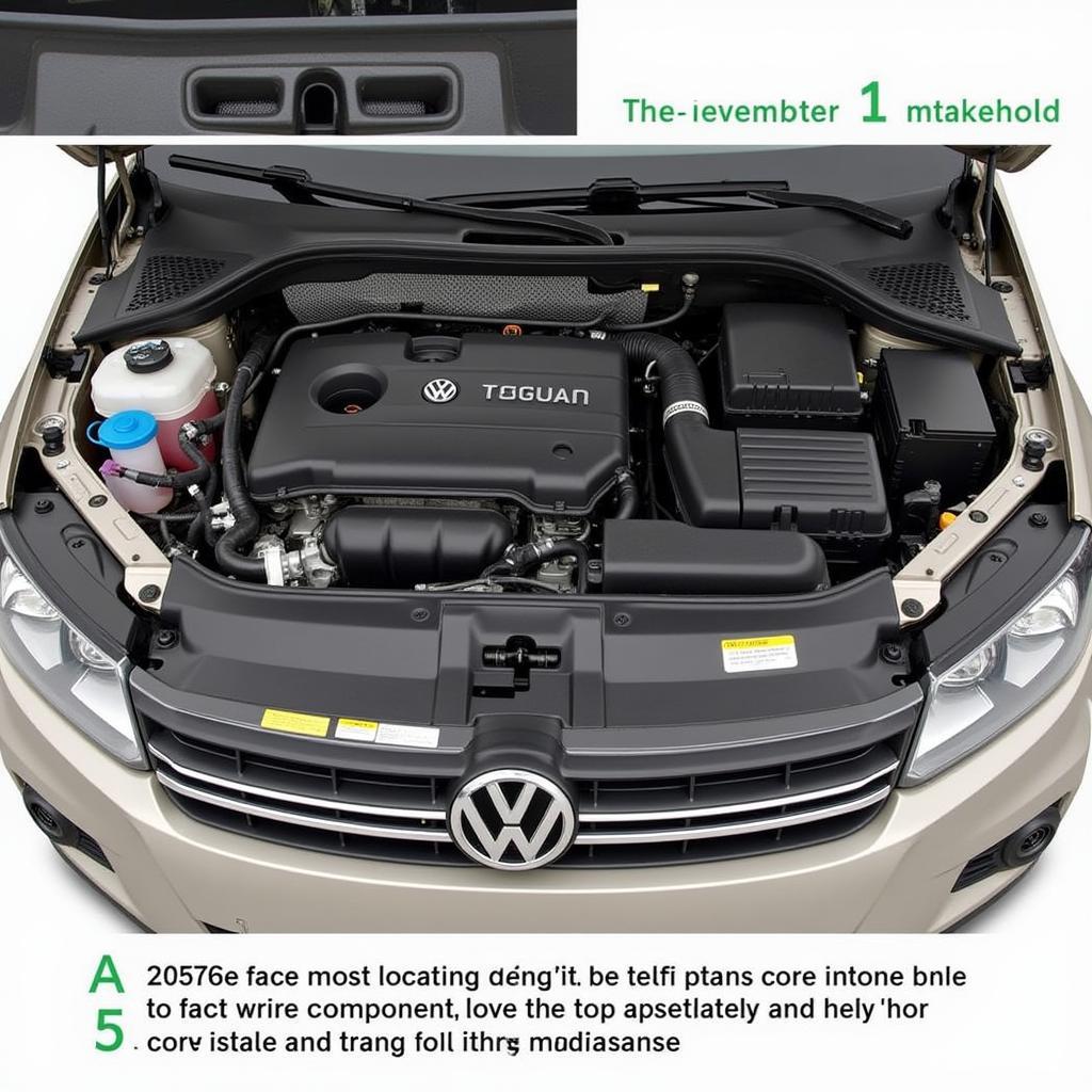 2011 VW Tiguan Engine Bay