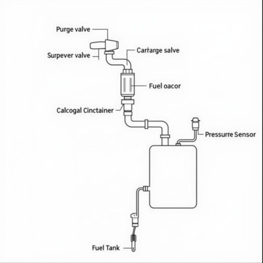 2012 Volkswagen Beetle EVAP System Diagram