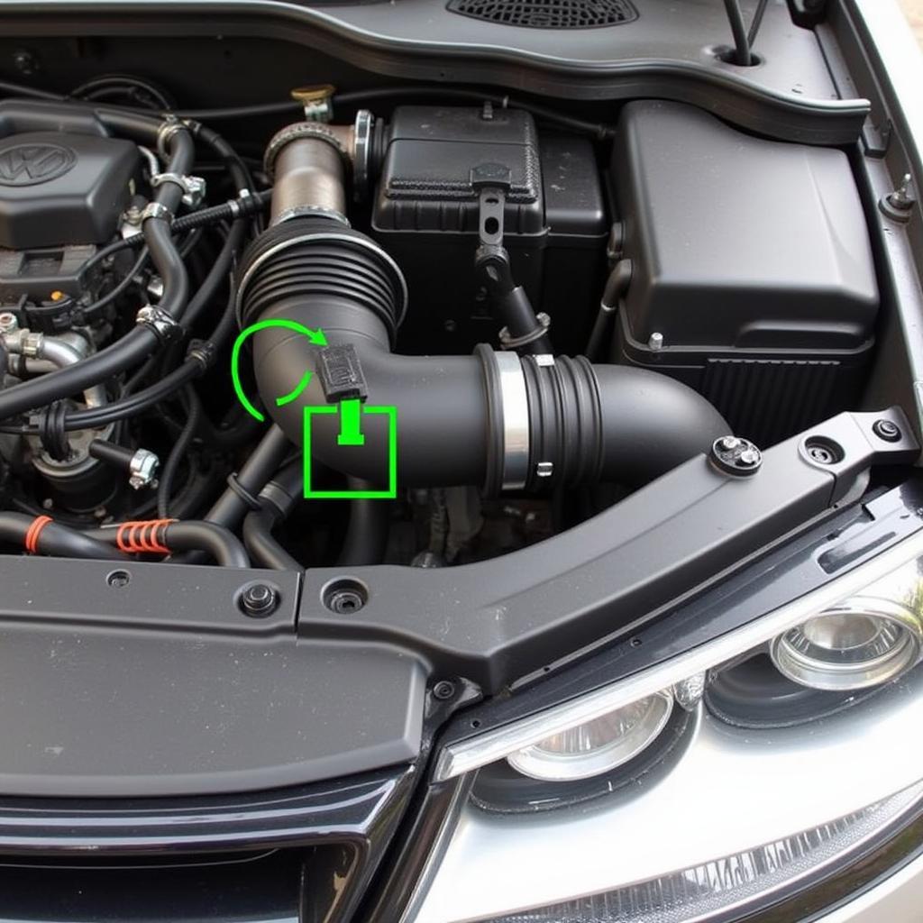 2013 VW Jetta MAF Sensor Location