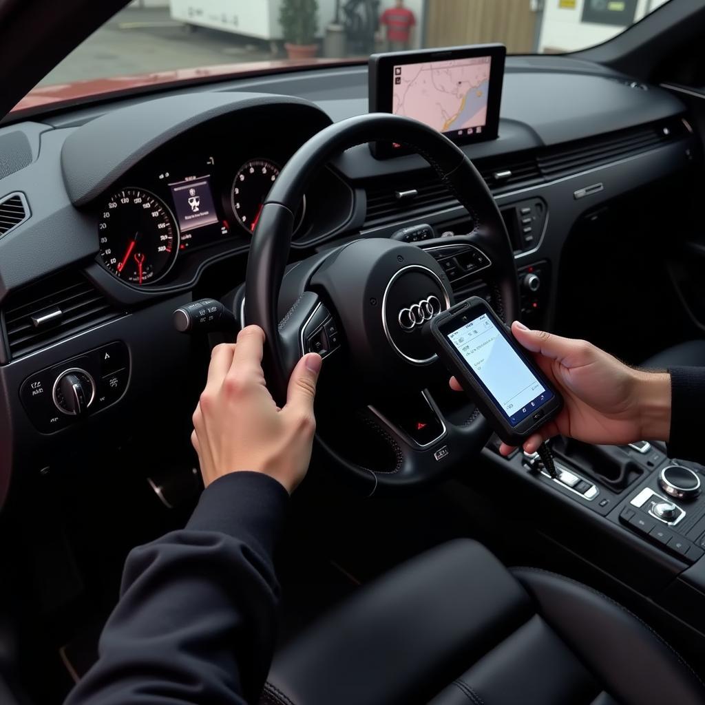 Using an OBD2 scanner on a 2014 Audi A4