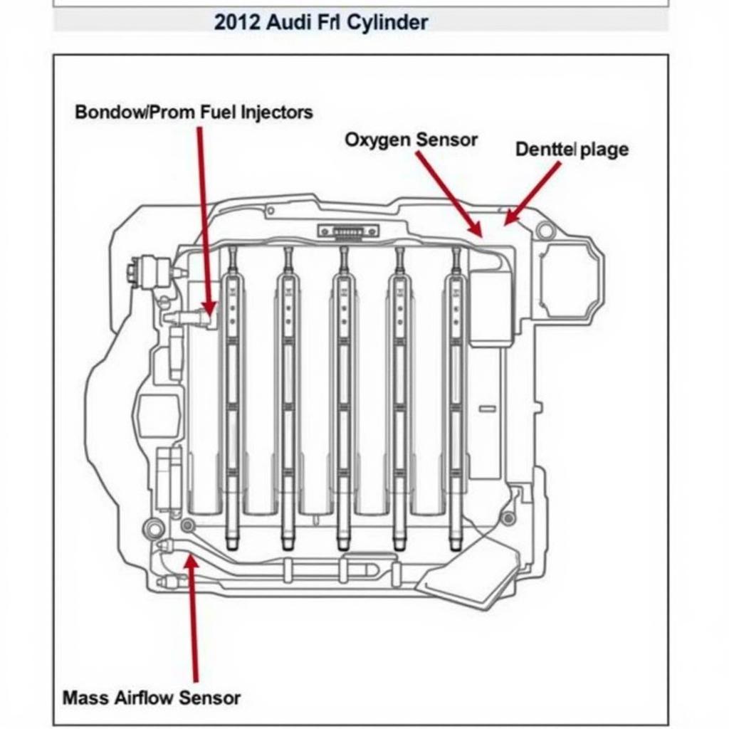 2014 Audi A4 Engine Diagram Showing Bank 1 Cylinders