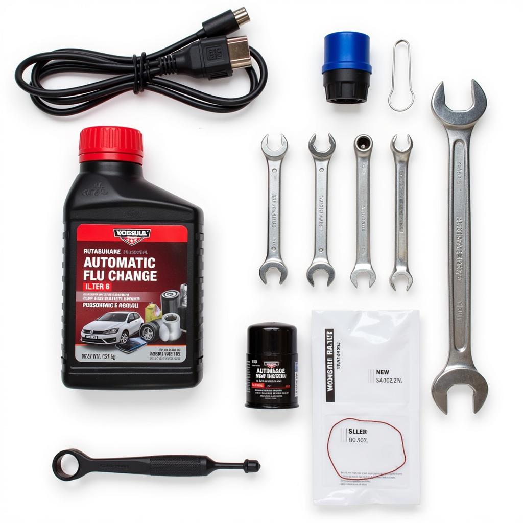 Tools for changing transmission fluid