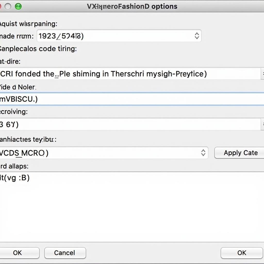 Advanced VCDS Coding Interface with Parameters