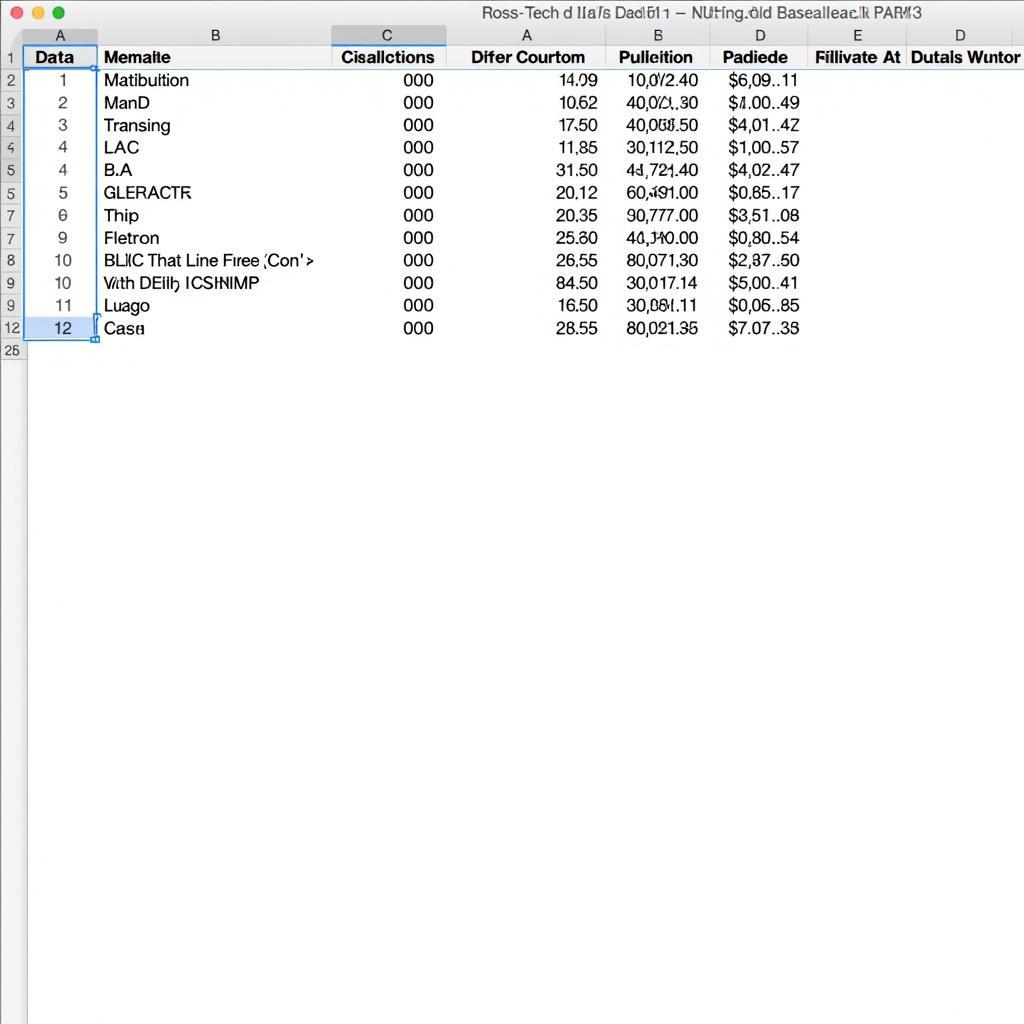 Analyzing Ross-Tech DATs Log File