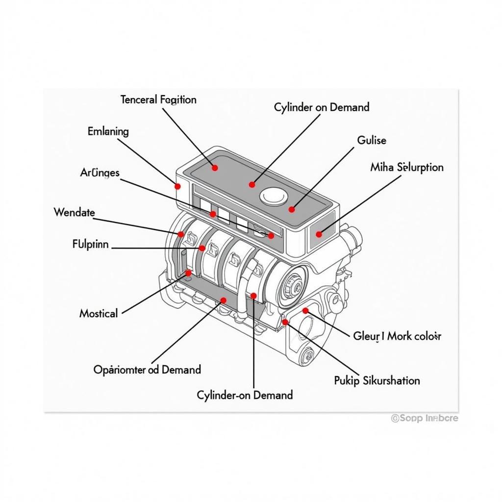 Audi A3 1.4 COD Engine Diagram