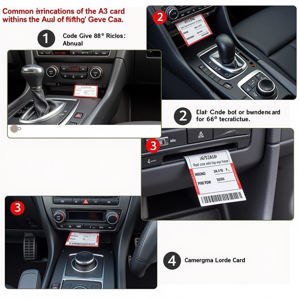 Audi A3 8L Radio Code Location