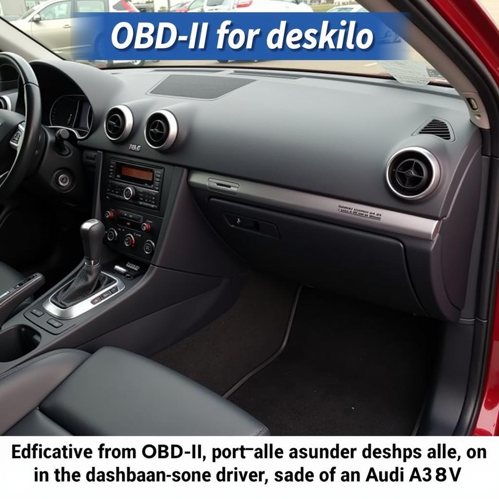 Audi A3 8V OBD-II Port Location