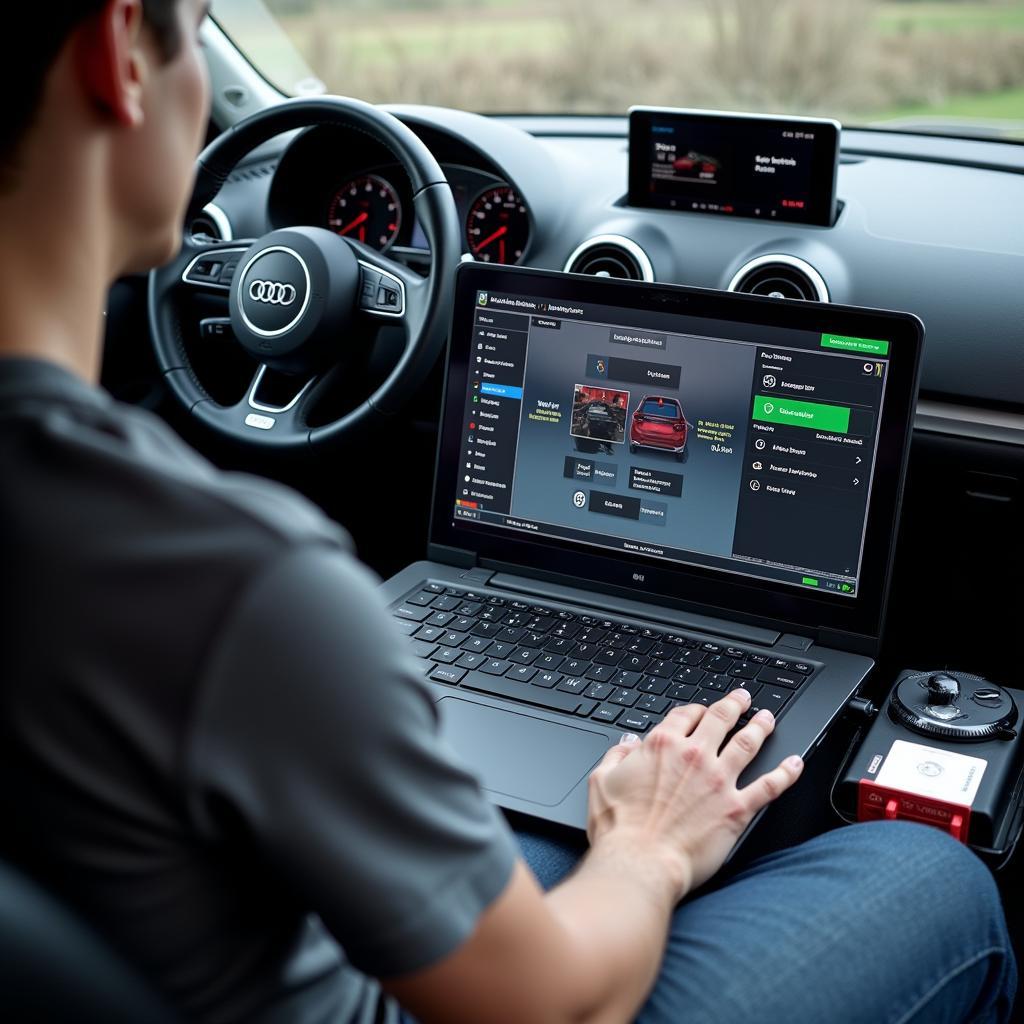 Audi A3 Connected to VCDS