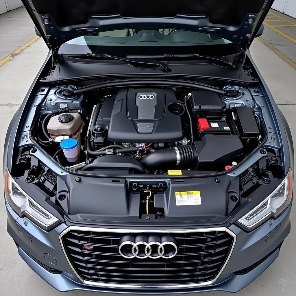 Audi A3 Engine Compartment View