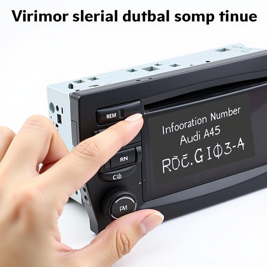 Audi A4 B5 Radio Serial Number Location