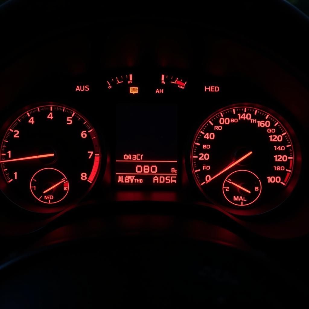 Audi A4 B6 Dashboard Warning Lights