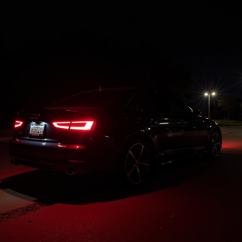 Audi A4 B6 with Modified Lighting