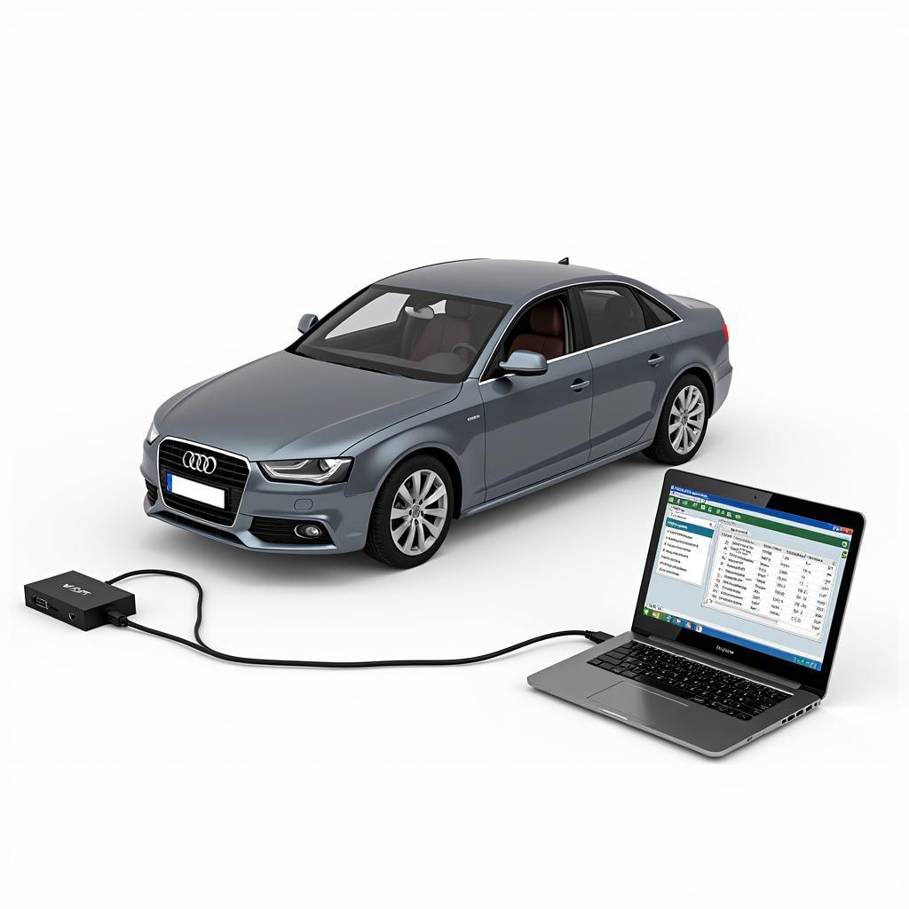 Audi A4 B7 Connected to VCDS Interface