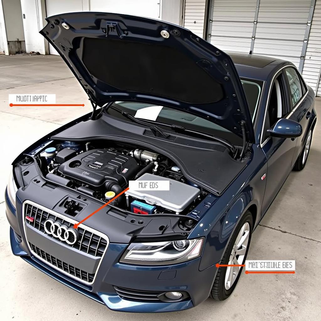 Audi A4 B7 Engine Bay