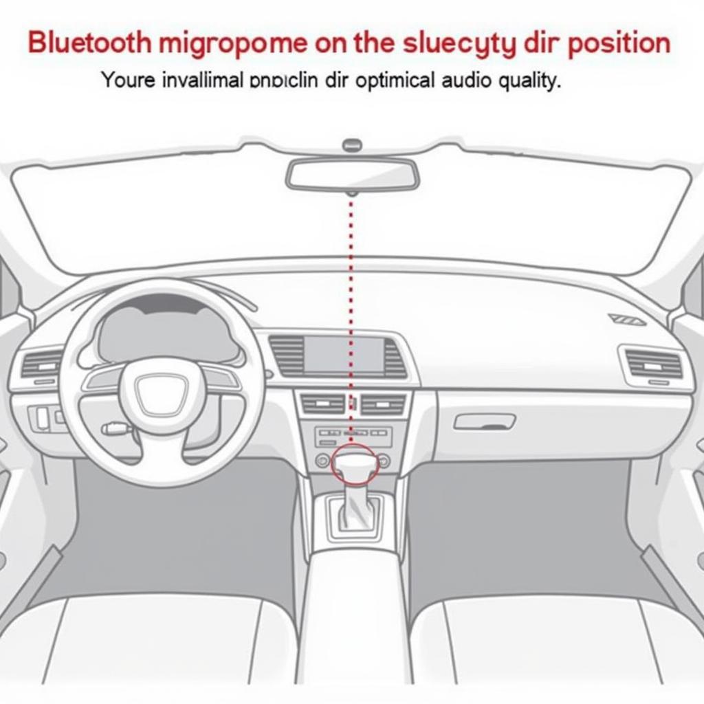 Audi A4 B7 RNS-E Bluetooth Microphone Placement