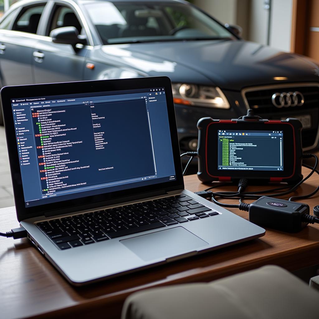 Connecting VCDS to Audi A4 B8