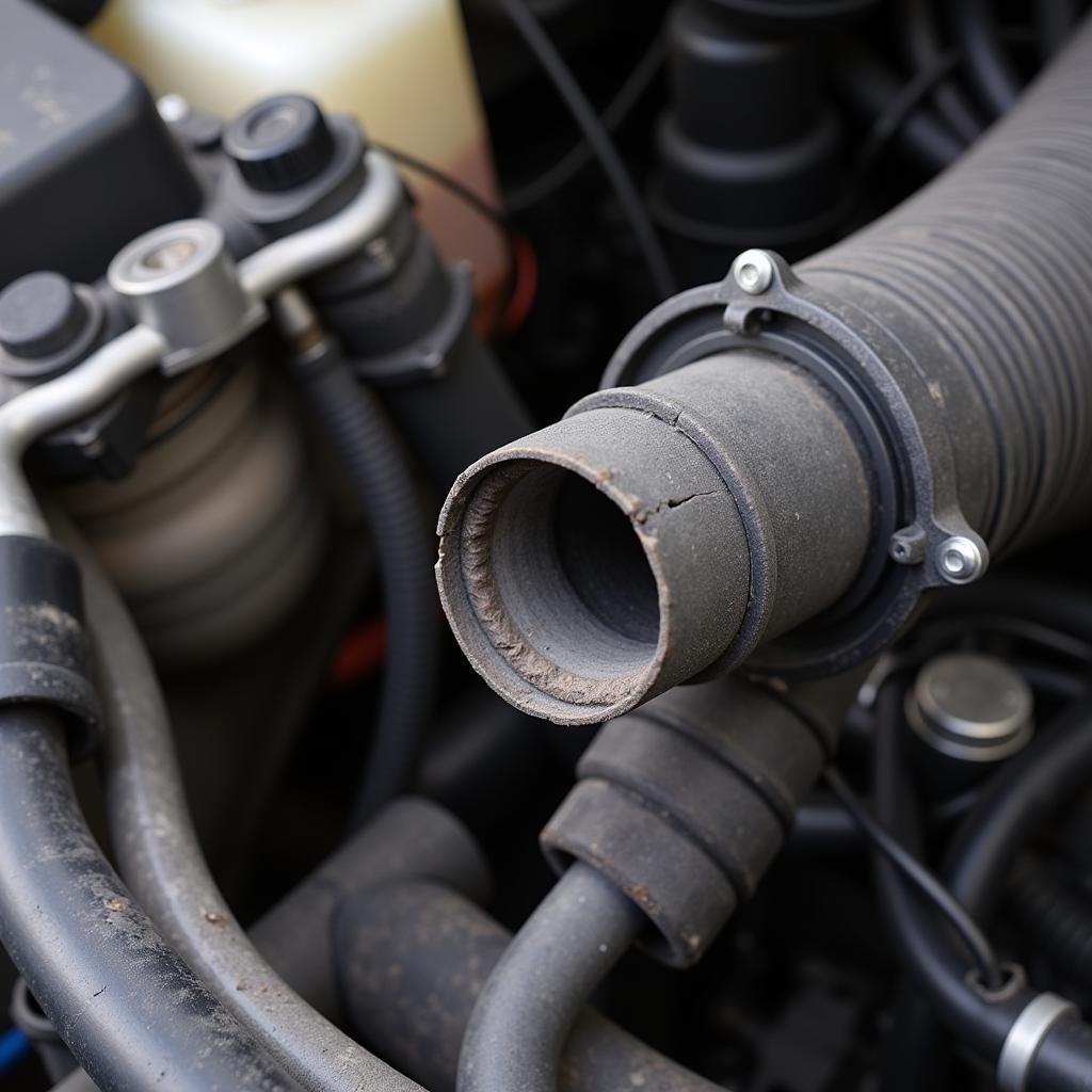 Audi A4 boost leak in the intake hose