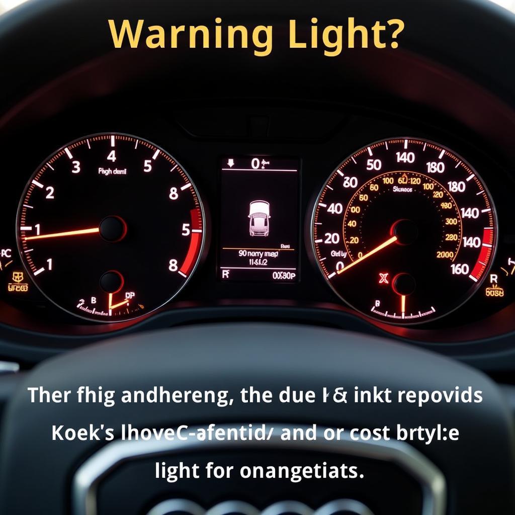 Audi A4 Dashboard Warning Lights