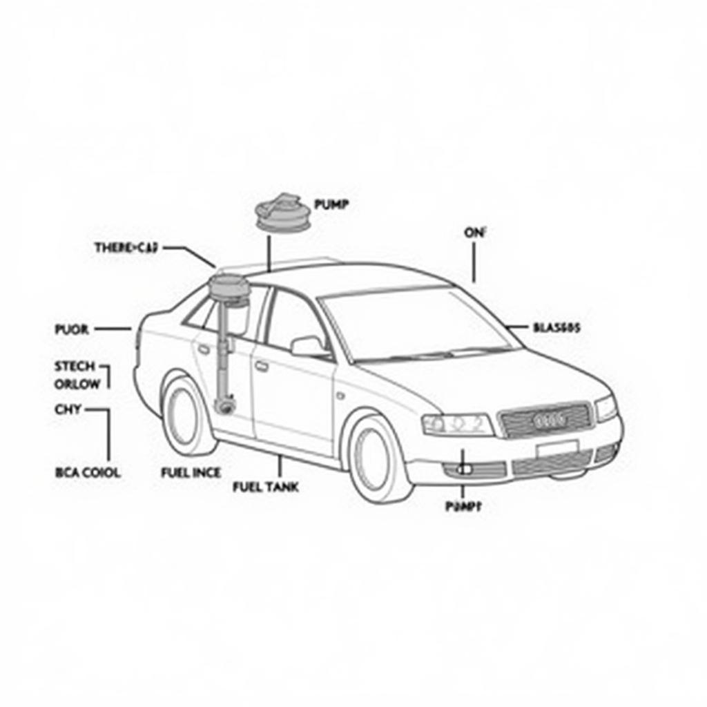 Audi A4 Fuel System Components