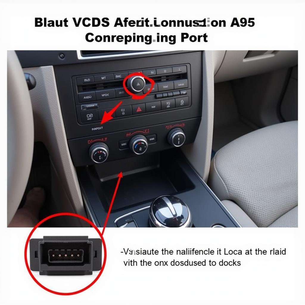 Audi A4 OBD-II Port Location