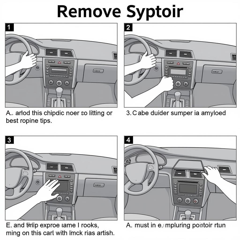 Removing Audi A4 Radio