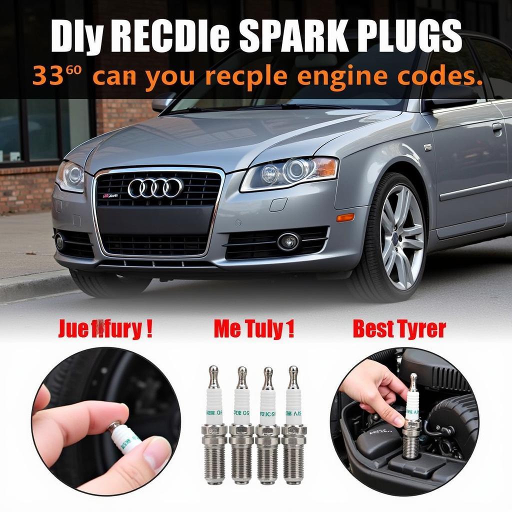 Replacing Spark Plugs in a 2008 Audi A4 Engine