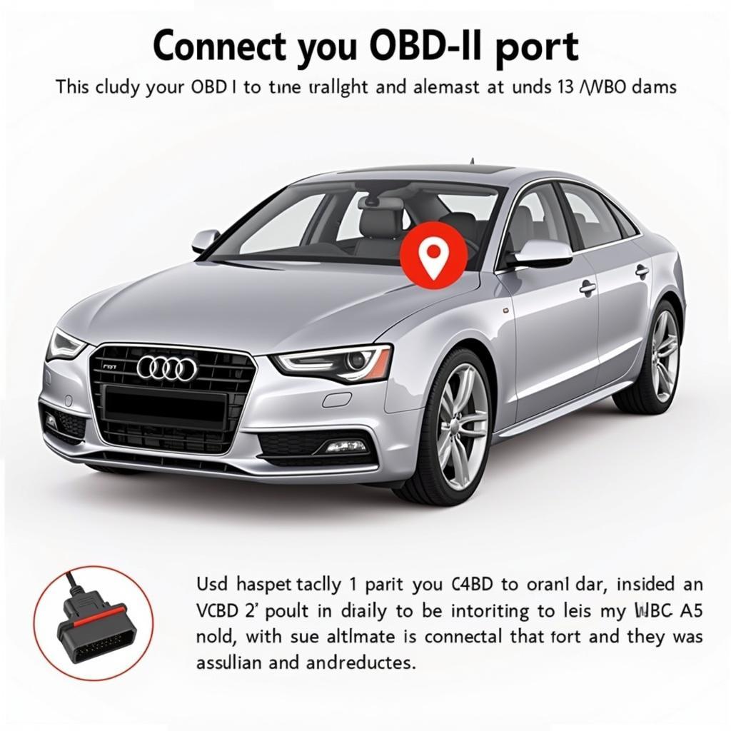 Audi A5 OBD-II Port Location