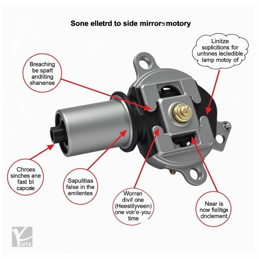 Audi A6 C6 Mirror Motor