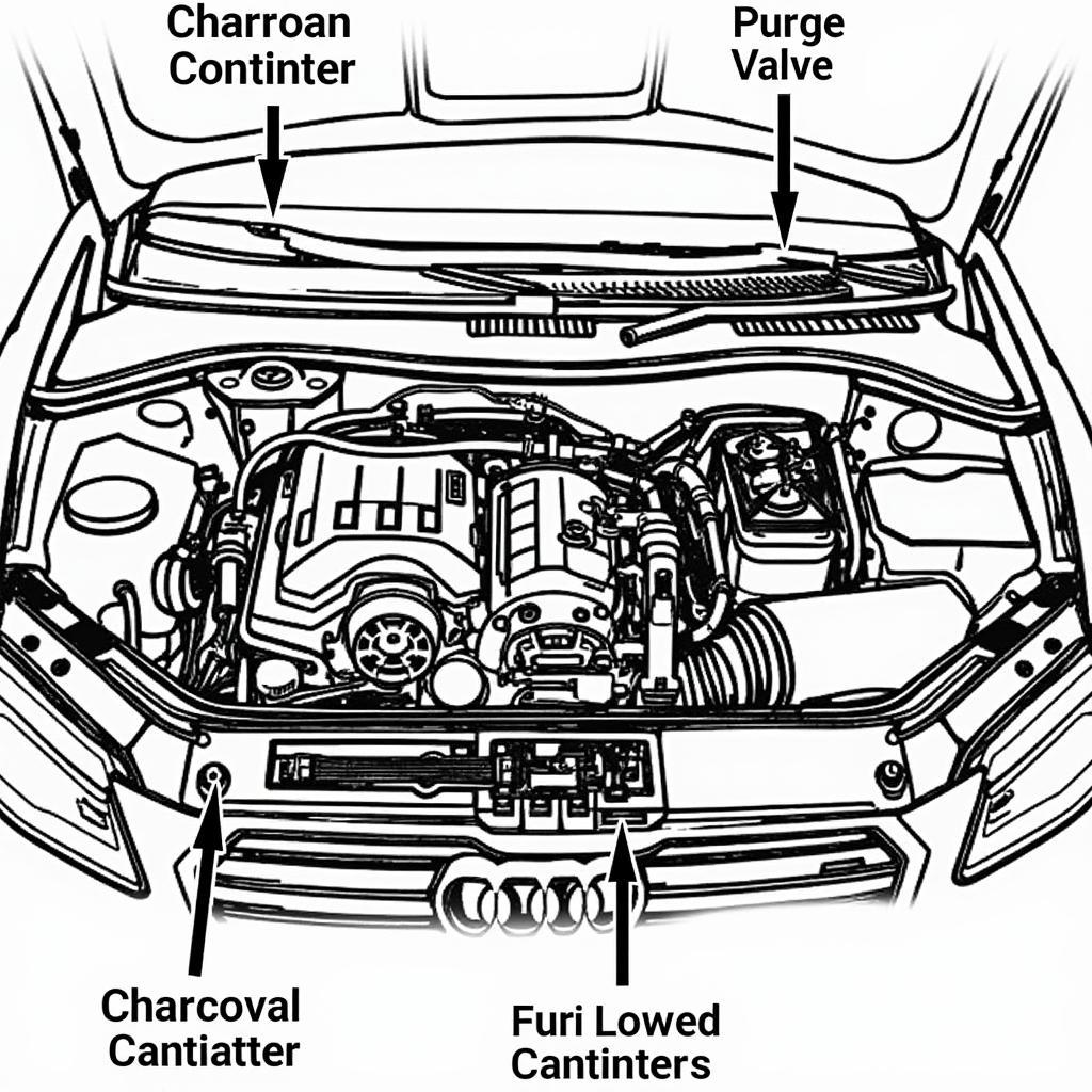 Audi A6 EVAP System Components