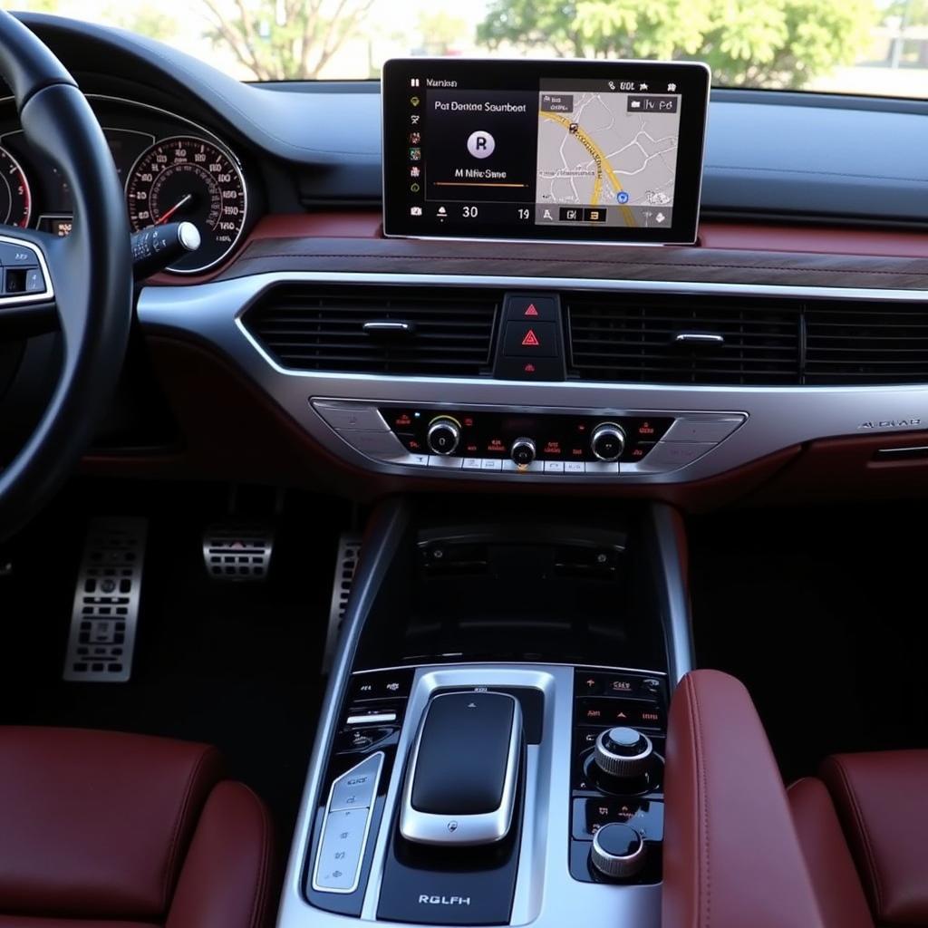 Audi A8 Dashboard and Infotainment System