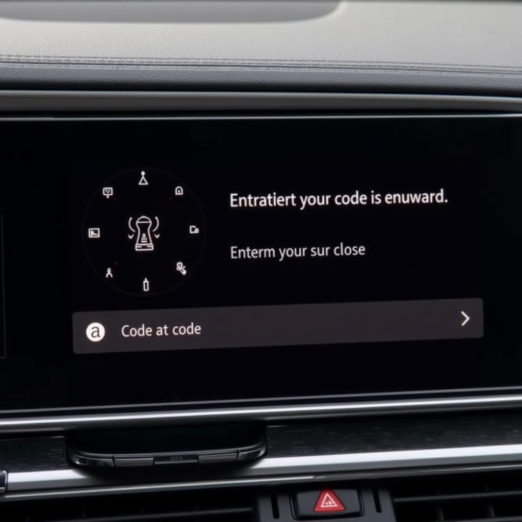 Audi A8 Navigation System Display