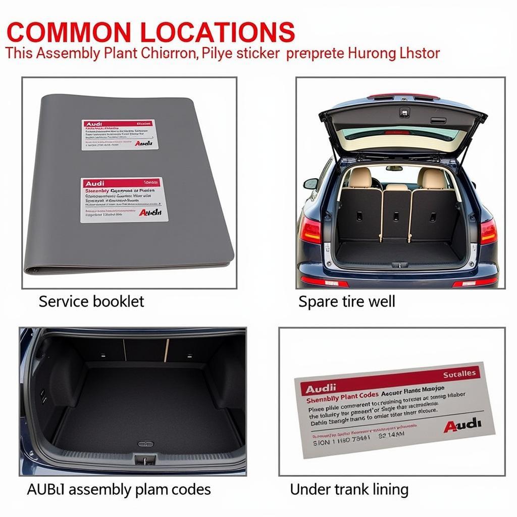 Finding Audi Assembly Plant Codes