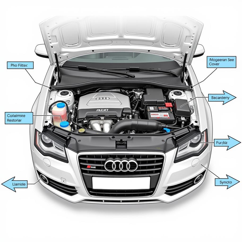 Audi B7 Engine Bay