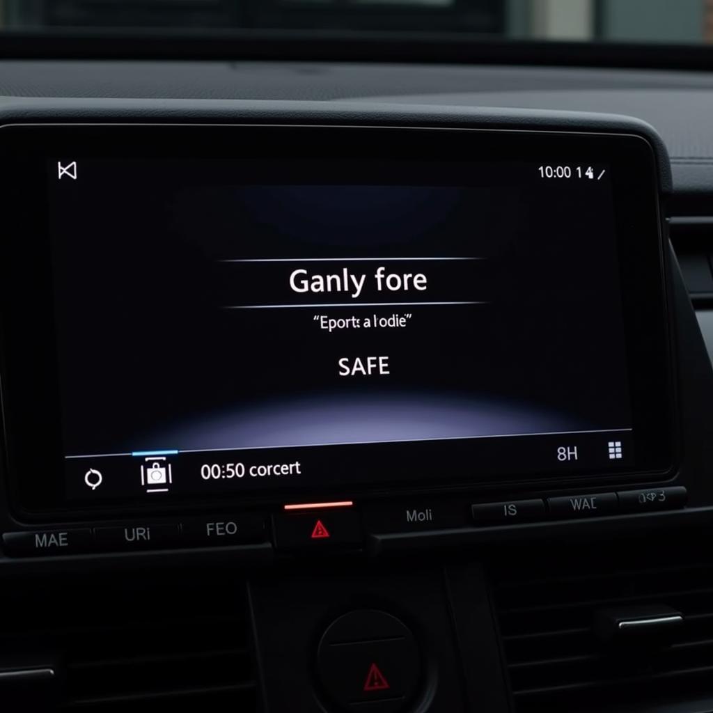 Audi Concert Radio Display