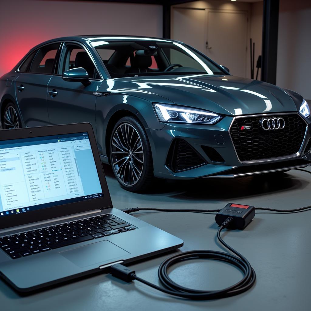 Audi Connected to Laptop