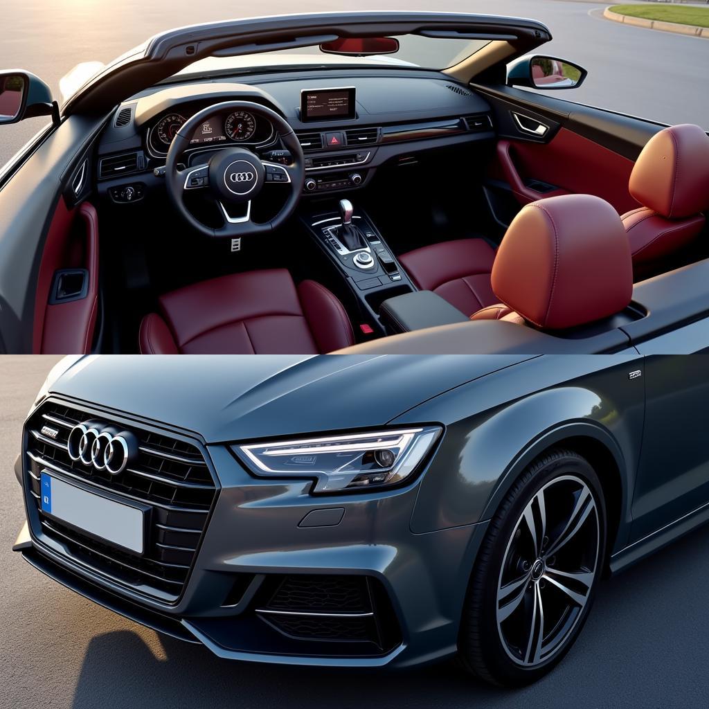  Interior and Exterior Features of an Audi Convertible 