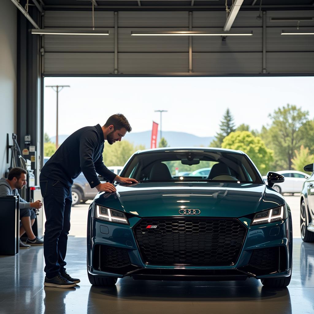 Audi dealership service center