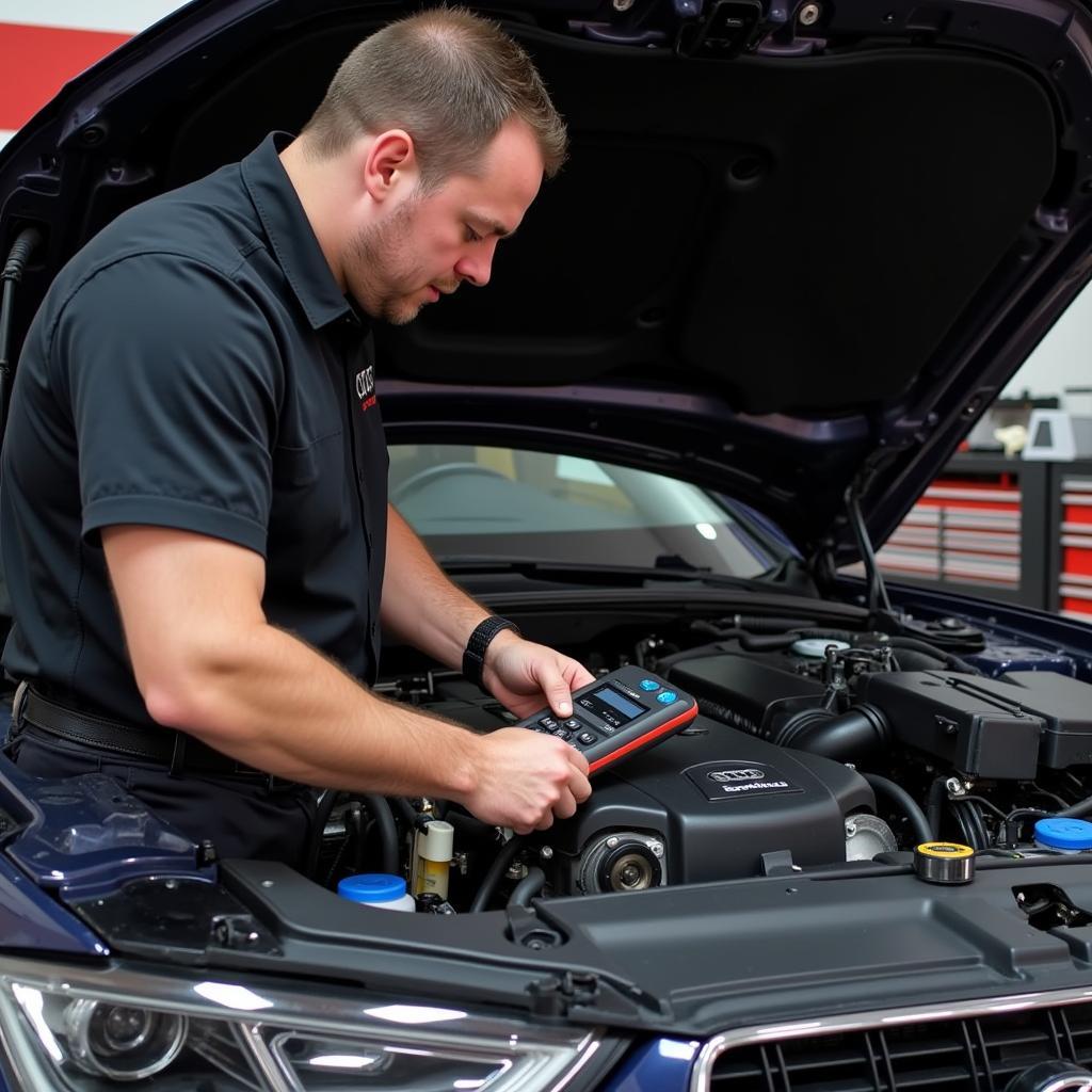 Audi Engine Bay Inspection