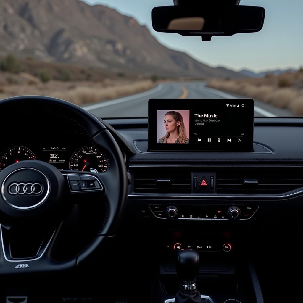 Audi MMI Displaying Bluetooth Audio