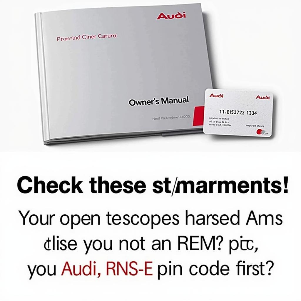 Audi Owner's Manual and Documentation